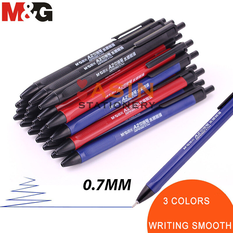 M & G W3002 عالي الجودة M & G 0.7 مللي متر أقلام حبر جاف ناعمة الكتابة ناعمة الكتابة أقلام حبر جاف مكتب أو مدرسة القرطاسية