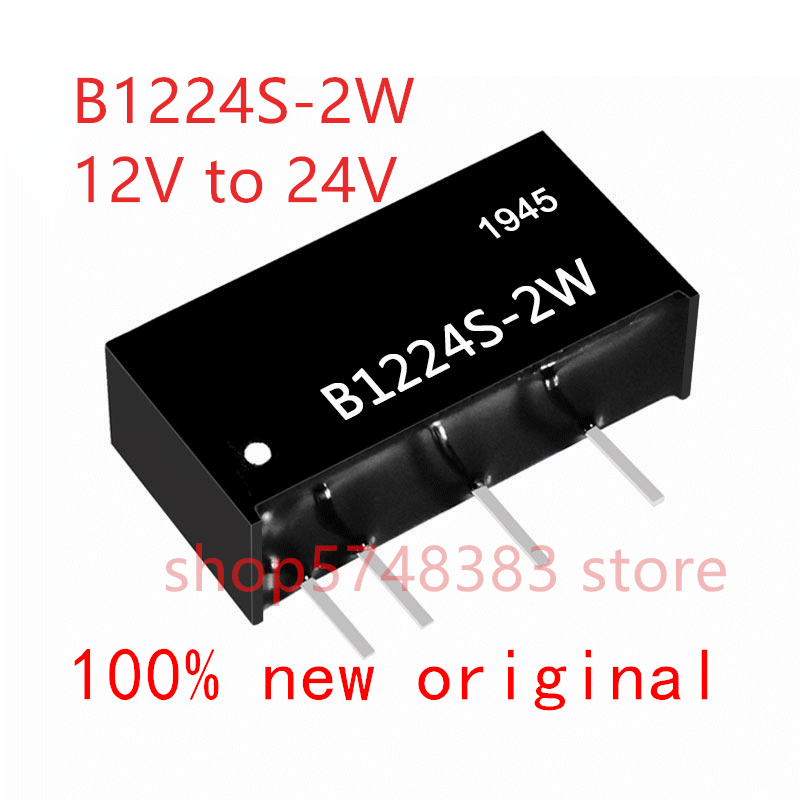 1 قطعة/الوحدة 100% جديد الأصلي B1224S-2W B1224S 2W B1224 12V إلى 24V امدادات الطاقة العزلة