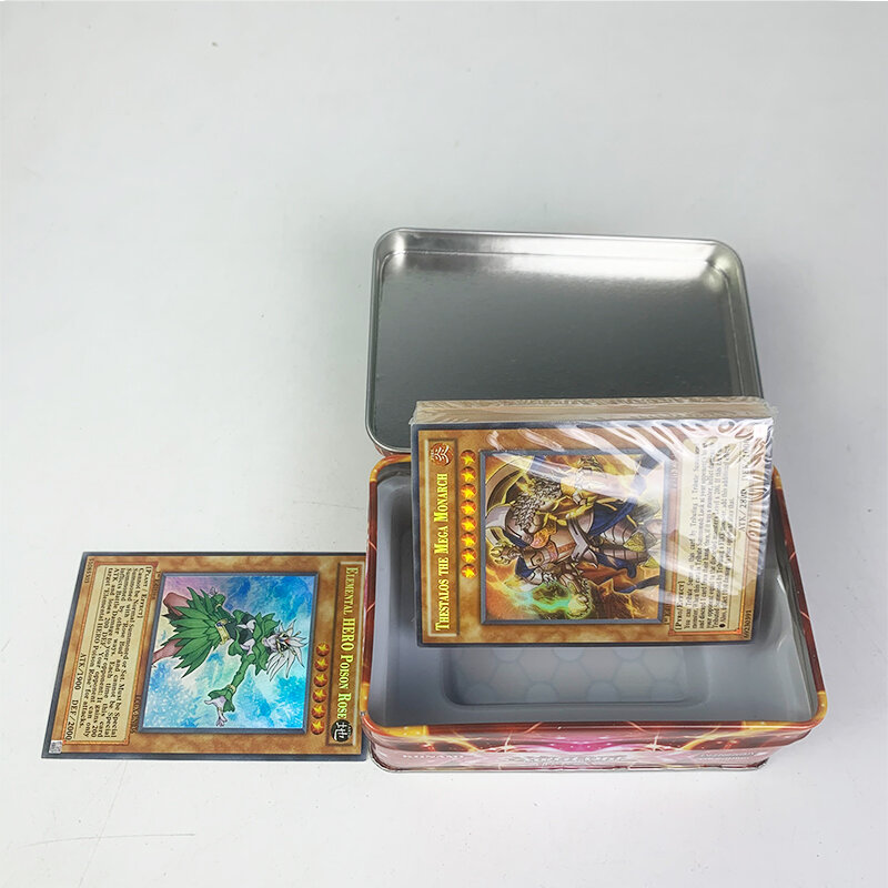 41 قطعة Yugioh بطاقة الحديد صندوق لا تكرار مع فلاش الإنجليزية بطاقة Muto الطبعة الكاملة جمع بطاقة الاطفال لعبة هدية