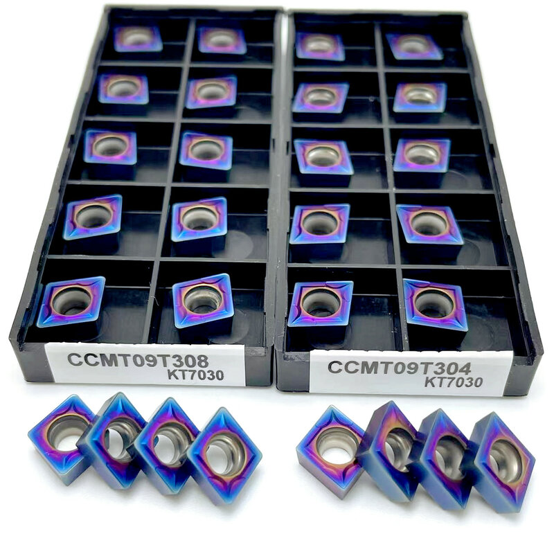 عالية الجودة CCMT09T304 CCMT09T308 أداة تحول الداخلية ، نانو الأزرق عززت كربيد أداة القطع
