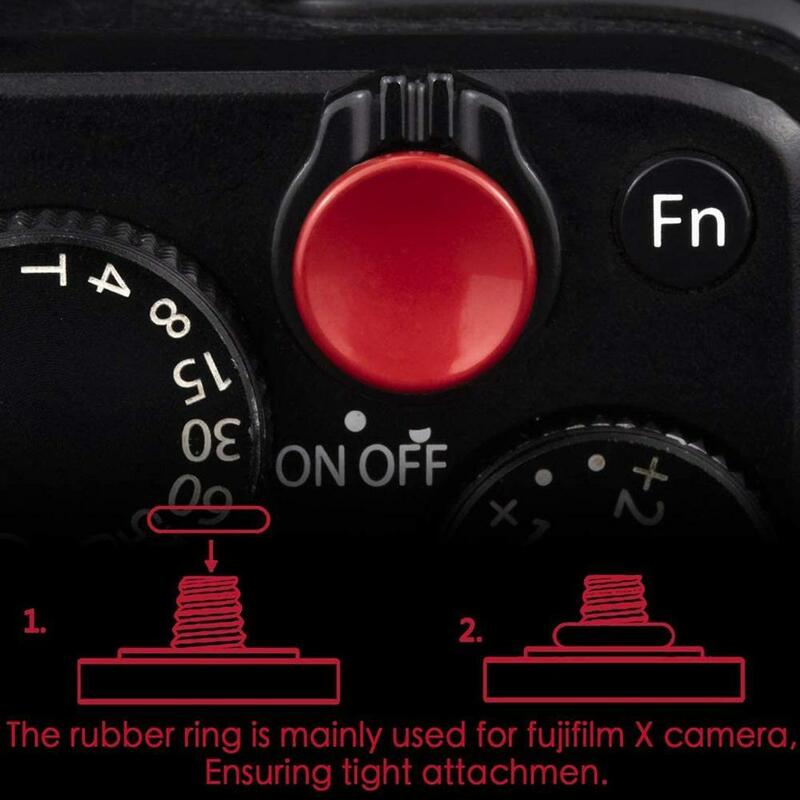 3 قطعة المشغلات دائم المعادن لينة مصراع الإصدار زر كاميرا دقيقة اكسسوارات للكاميرا فوجي فوجي فيلم X100V XT4 Q Q2