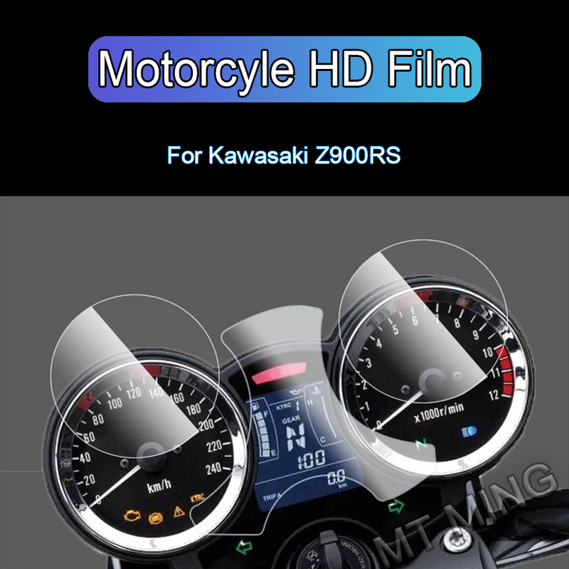 أداة لوحة القيادة لحماية الشاشة من الخدوش على شكل عنقود للدراجة النارية طراز Kawasaki Z900RS Z650RS Z400RS 2018-2022