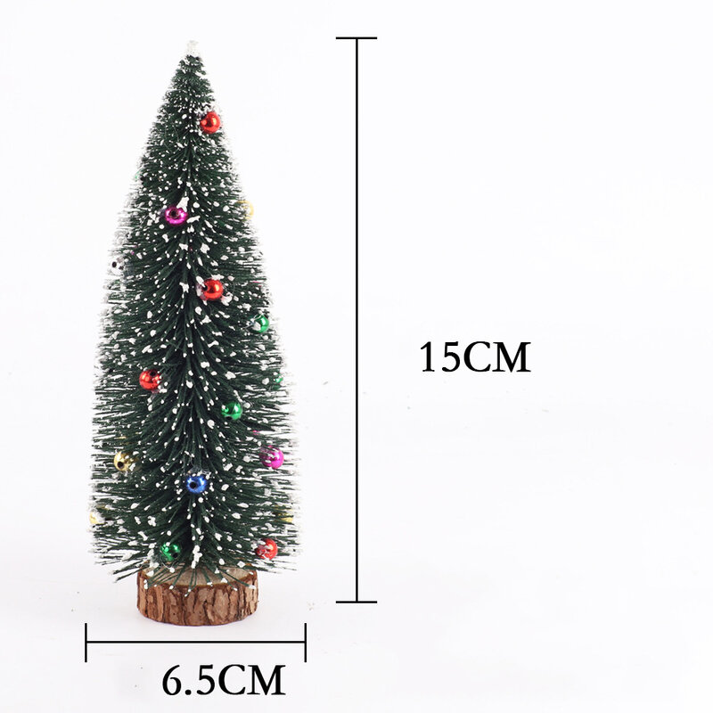 زينة عيد الميلاد 2022 زينة المنزل المستجدات الحلي شجرة اصطناعية لوازم الحرفية هدية صغيرة قوس قزح الأبيض احتفالي