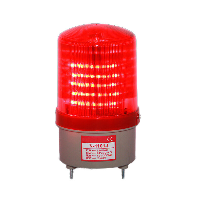1 قطعة التيار المتناوب 380 فولت LED N-1101 الدورية الصوت منارة تحذير ضوء مصباح N-1101J دوامة الثابتة إنذار للصناعة LTE-1101