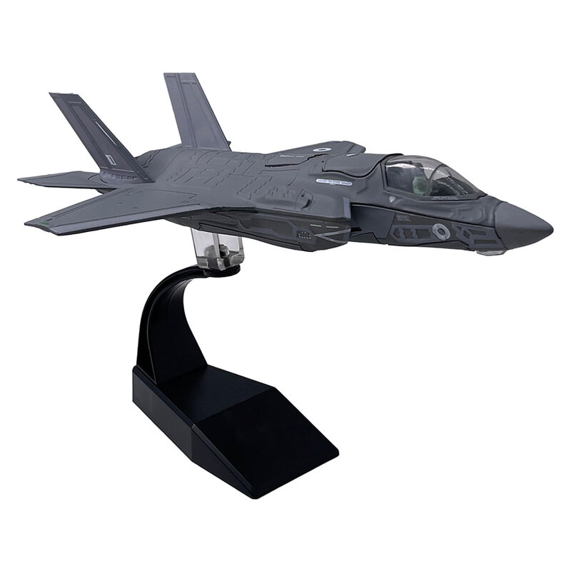 1:72 مقياس نموذج طائرة مقاتلة ديكاست نموذج طائرة معدنية مع موقف نموذج طائرة مقاتلة عسكرية