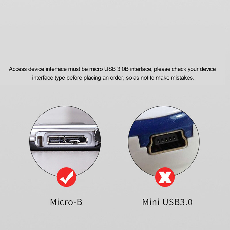 USB 3.0 نوع A إلى USB3.0 مايكرو B ذكر كابل محول كبل مزامنة بيانات الحبل ل قرص صلب خارجي القرص HDD القرص الصلب