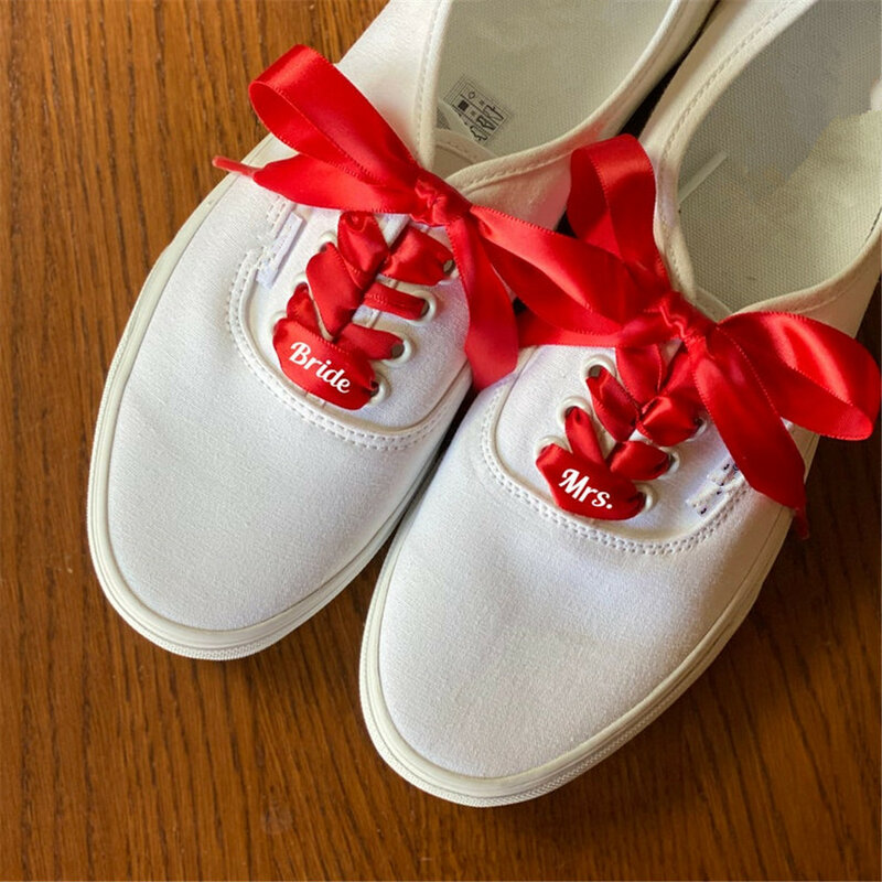 مخصص حروف رباط حذاء مسطح شخصية الزفاف أربطة أحذية مخصص اسم رباط الحذاء Uniqe الزفاف هدية إكسسوارات أحذية
