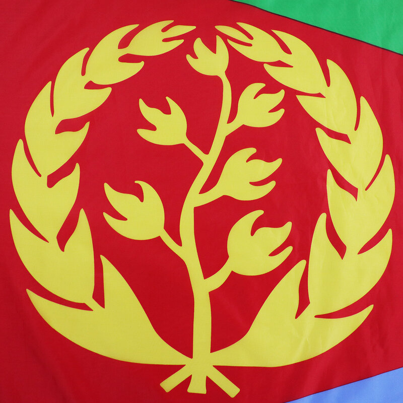 علم إريتريا البوليستر المطبوعة أعلام البلاد الوطنية الإريترية واللافتات للديكور