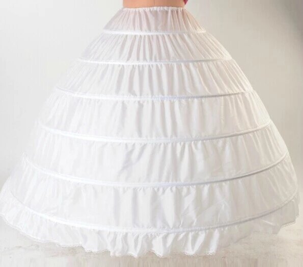 مجموعة جديدة فائقة كبيرة 6 طبقات ثوب نسائي الزفاف صخب Quinceanera فستان ثوب نسائي