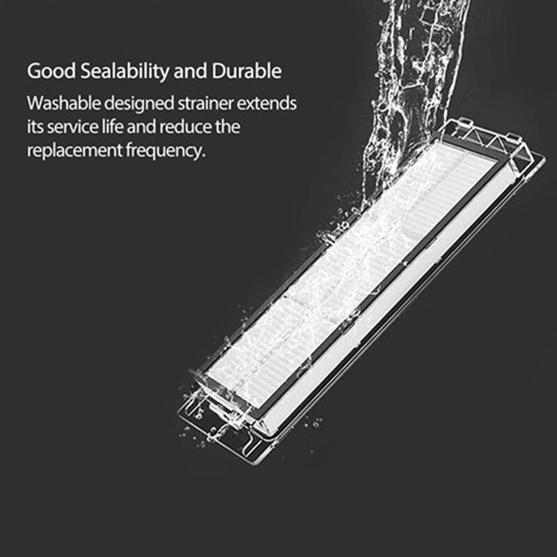 ترقية وظيفية! قطع غيار فلتر HEPA قابل للغسل لهاتف شاومي روبوروك S5 S50 S51 S55 S5Max S6 E25 E35 Max S6 Pure S6 ملحقات فلتر فراغ
