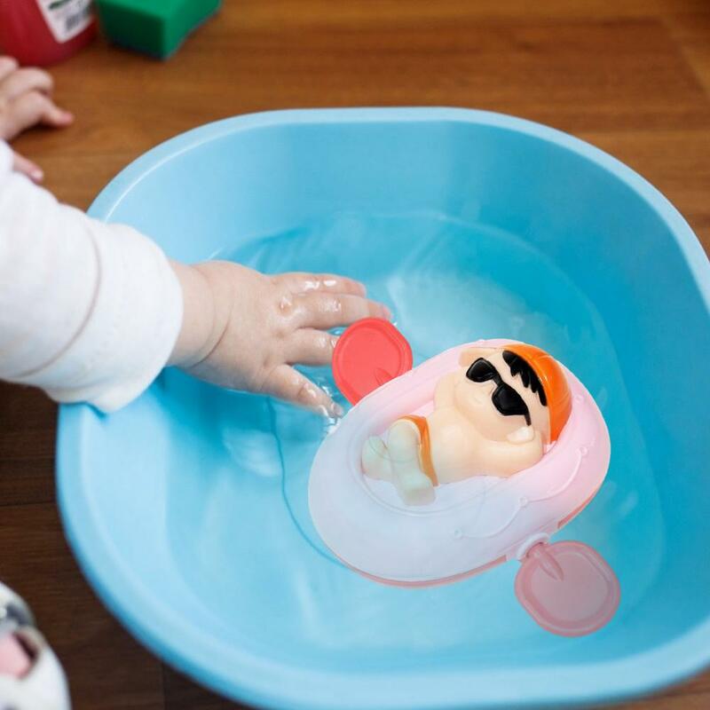 1 قطعة حمام الطفل لعبة الكلاسيكية يختتم العائمة حوض الاستحمام الاستحمام لعب للأطفال الصغار حمام سباحة ألعاب بالماء حوض استحمام الرضع لعبة الماء