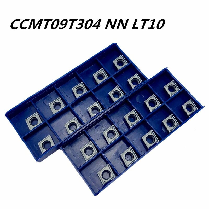 10 قطعة تحول أداة CCMT09T304 NN LT10 الداخلية كربيد إدراج CNC تحول أداة كربيد CCMT 09T304 تحول إدراج