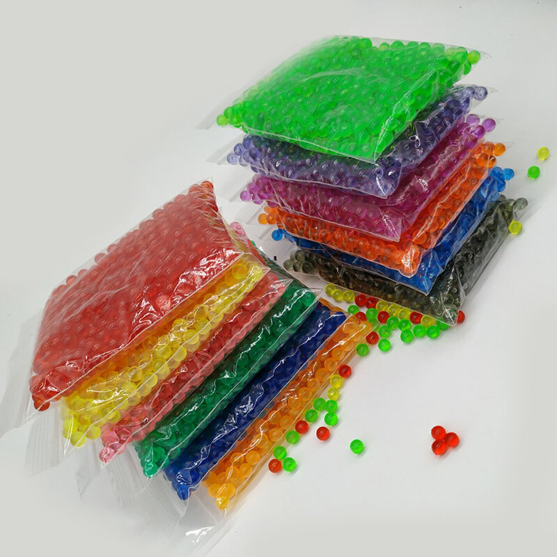 6000 قطعة 12 اللون الخرز لغز الكريستال اللون DIY بها بنفسك الخرز رذاذ الماء مجموعة الكرة ألعاب ثلاثية الأبعاد اليدوية لعبة سحرية للأطفال