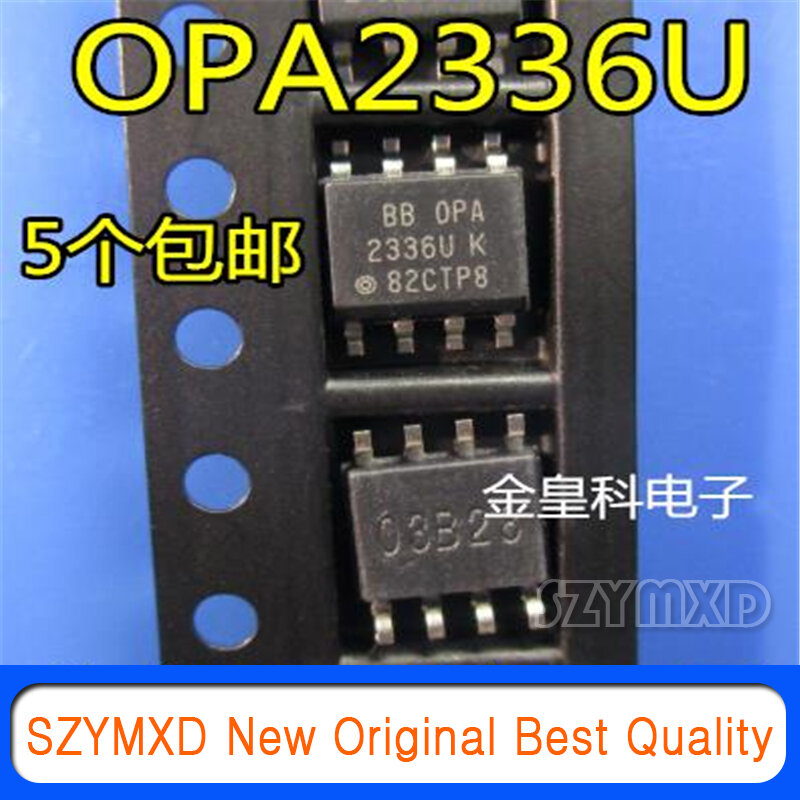 5 قطعة/الوحدة جديد الأصلي OPA2336UA OPA2336U 2336U التصحيح SOP-8 مكبر للصوت التشغيلية رقاقة في الأسهم