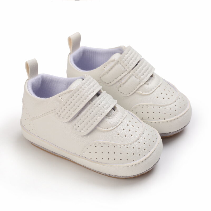 حذاء رياضي من HAIZHIW للأطفال 0-18 متر مشوا لأول مرة جذاب للأطفال حديثي الولادة من قماش الكانفا أحذية للأطفال الذكور والبنات سرير ناعم وحيد