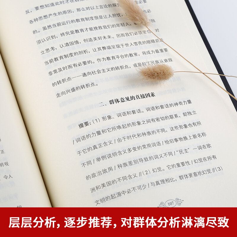 كتاب صيني جديد الحشد مقدمة للجميع علم النفس التواصل بين الأشخاص