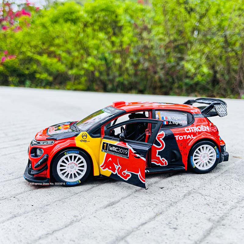 Bburago 1:32 جديد سيتروين C3 WRC-رالي مونتي كارلو 2019 Esapekka Lappi رالي سباق سبيكة نموذج سيارة نموذج جمع الهدايا