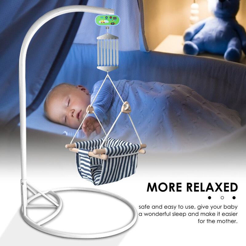 جهاز تحكم كهربائي أرجوحة للأطفال babyschaukle-Controller ، 2 زنبرك ، جهاز تحكم عن بعد ، حامل زنبركي للمحرك ، مؤقت قابل للتعديل ، بدون ضوضاء