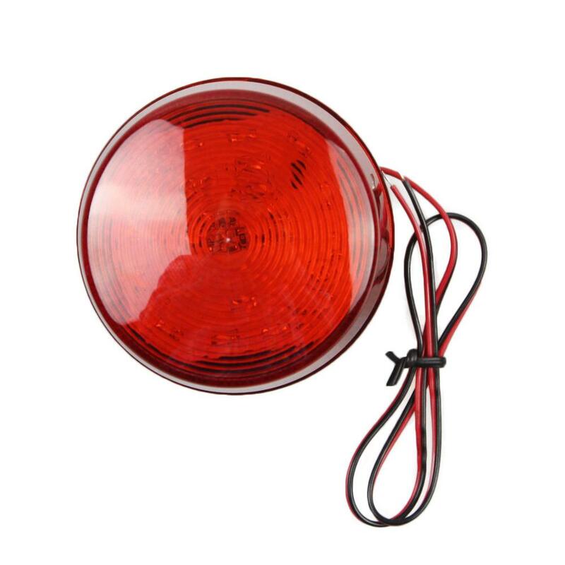 DIYSECUR 5 قطعة/الوحدة 12V الأمن إنذار ستروب إشارة تحذير صفارة الإنذار الأحمر LED مصباح وامض ضوء