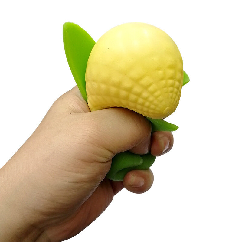 جديد الغريبة مقشر الذرة اسفنجي محاكاة الإبداعية الذرة لالا لو تنفيس الفاكهة معسر صعبة لتخفيف الملل مضحك تنفيس لعبة