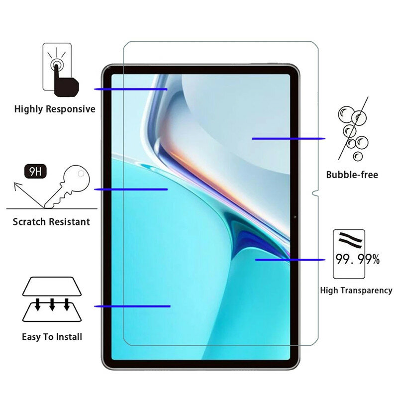 9H الزجاج المقسى لهواوي MatePad 11 (2021) 10.95 بوصة حامي الشاشة اللوحي فيلم واقية ل MatePad 11 DBY-W09 DBY-L09