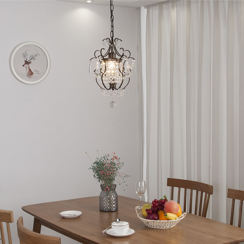 كريستال الثريا مصباح معلق السقف الثريات أضواء تركيبات للمطبخ الطعام دراسة غرفة نوم إضاءة داخلية Lustures