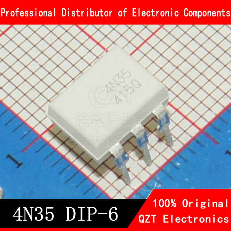 10 قطعة 4N35 DIP6 EL4N35 DIP كهروضوئية المقرنة جديدة ومبتكرة