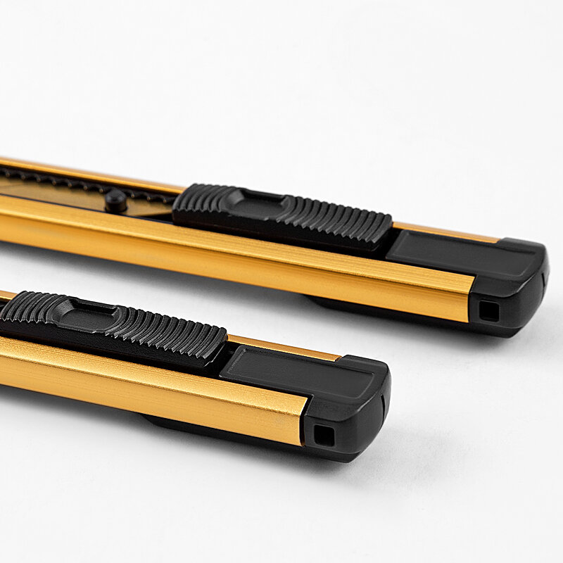 Youpin Fizz-سكين فني فولاذي عالي الكربون ، شفرة معدنية ذهبية ، تصميم ذاتي القفل ، زاوية حادة مع سكين كسر ، للمنزل