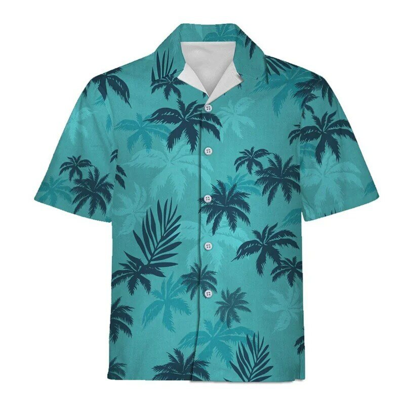صيف 2021 عالي الجودة هاراجوكو بيتش وصل حديثاً قميص رجالي قصير الاكمام انمي بلوزة فضفاضة ركوب الأمواج هاواي قميص