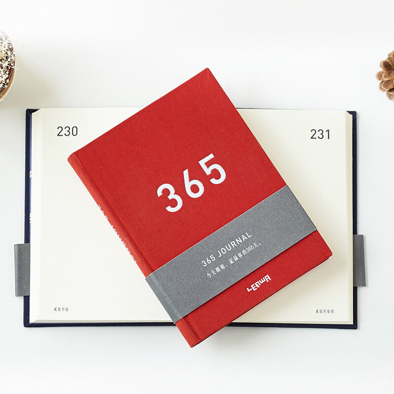 جديد 365 يوم نموذج مخطط مجلة المفكرة مذكرات الإبداعية القماش دفتر سوبر سميكة المفكرة الطلاب لطيف دفتر