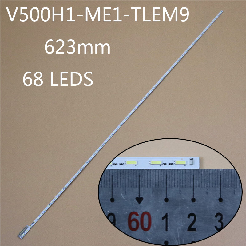 V500H1-ME1-TLEM9 623 مللي متر LED صفيف ضوء بار ل AOC LE50H454E LED الخلفية شرائط مصفوفة عدة مصابيح LED عدسة العصابات V500HJ1-ME1