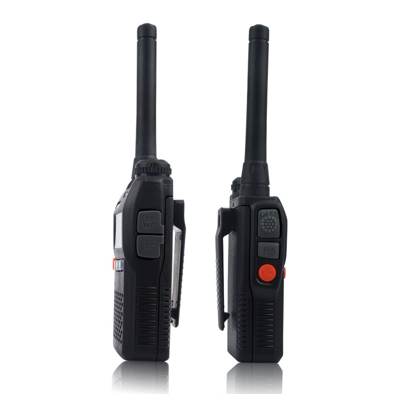 2 قطعة/الوحدة baofeng اسلكية تخاطب UV-3R ثنائي الموجات ميني جيب Vox FM راديو مع يدوي