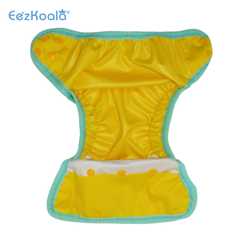 EezKoala صديقة للبيئة OS القماش غطاء حفاضات تمتد الملونة ملزمة غطاء حفاضات الطفل صديقة للبيئة قابل للغسل غطاء مرن