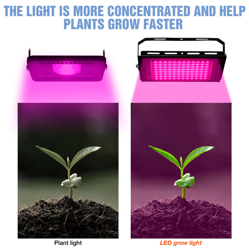 Phytolamp للنباتات ضوء 200 واط Led تنمو ضوء فيتو مصباح الطيف الكامل لمبة المائية مصباح الدفيئة زهرة البذور تنمو خيمة