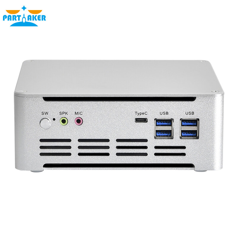 Partaker-كمبيوتر مكتبي صغير ، Intel Core i5 7300HQ i7 7820HK DDR4 ، Windows 10/Linux ، 4K ، سطح المكتب ، HTPC ، UHD ، HDMI ، DP ، Minipc