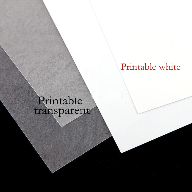 ورق بلاستيك للطباعة بنفث الحبر ، فيلم A4 ، انكماش ، للزينة الإبداعية ، DIY ، قابل للطباعة ، سمك 0.3 مللي متر ، 10 قطعة