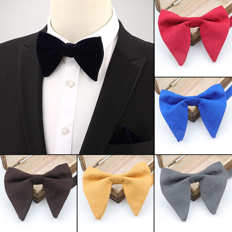 ربطة عنق صغيرة من جلد الغزال للنساء والرجال ، إكسسوار زفاف ، لون خالص ، نحيف ، أسود