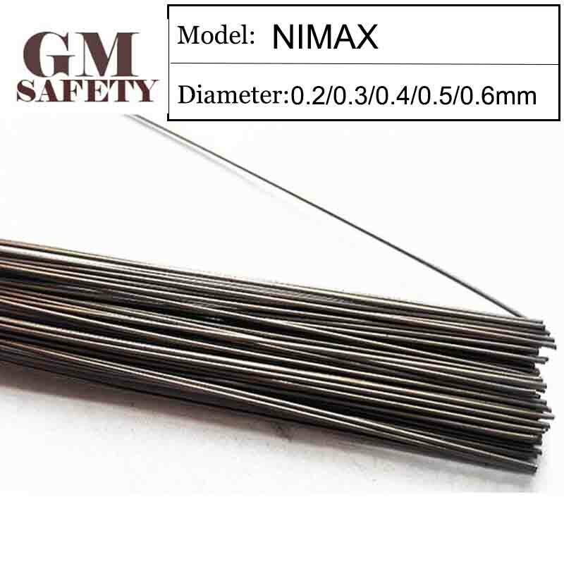 جنرال موتورز سلك لحام المواد NIMAX من 0.2/0.3/0.4/0.5/0.6 مللي متر قالب الليزر لحام حشو 200 قطعة/1 أنبوب GMNIMAX