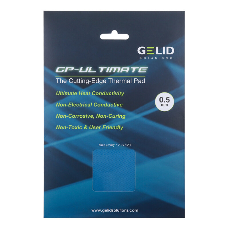 حلول GELID GP-في نهاية المطاف 15 واط/MK لوحة حرارية وحدة المعالجة المركزية/وحدة معالجة الرسومات GPU لوحة سيليكون الشحوم لوحة تبديد الحرارة لوحة سيليكون