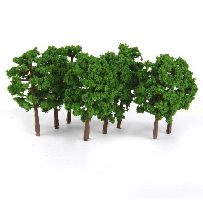 20 قطع 1/150 نموذج أشجار قطار مشهد العمارة نبات أشجار وهمية DIY بها بنفسك الحرف اليدوية ، بناء نموذج ، مشهد المناظر الطبيعية