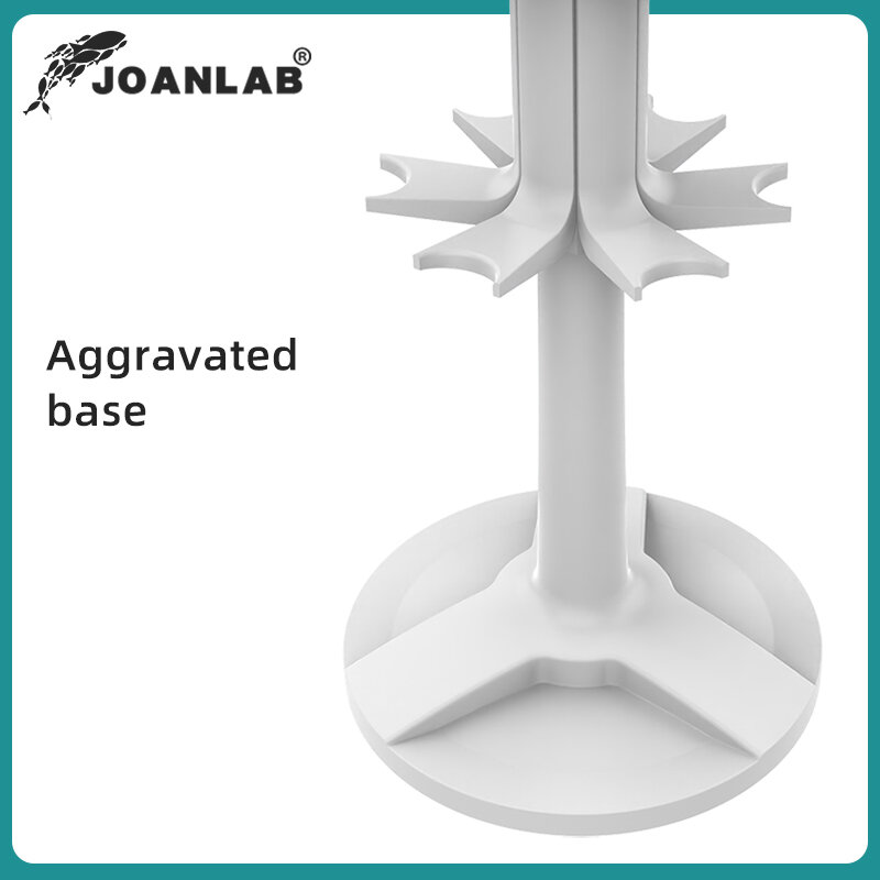JOANLAB مختبر ماصة رف شبه منحرف ماصة الواقف وحامل ماصة مستديرة لوضع ماصات لوازم معدات المختبر