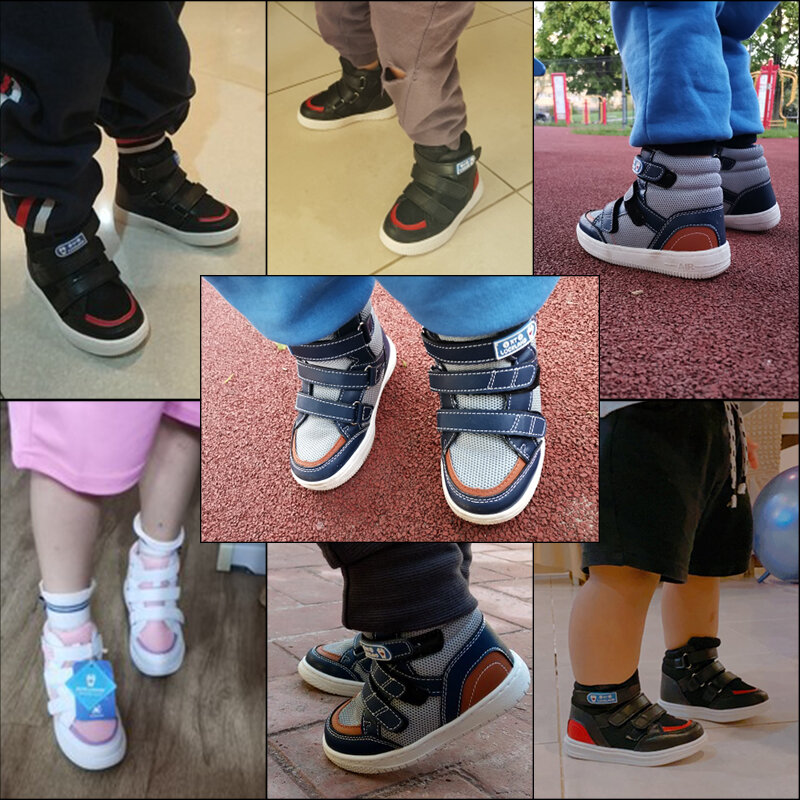 أحذية أطفال من Ortoluckland أحذية رياضية للأطفال والأولاد أحذية رياضية لتقويم العظام للأطفال الصغار البنات للركض أحذية بنعل مسطح لدعم القدم