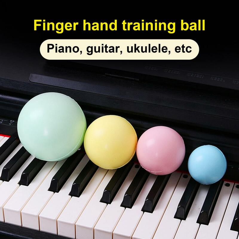 البيانو قبضة الكرة آمنة صغيرة قابلة لإعادة الاستخدام قبضة التدريب فنجر المرونة المتمرن لممارسة فنجر الكرة فنجر قطار الكرة