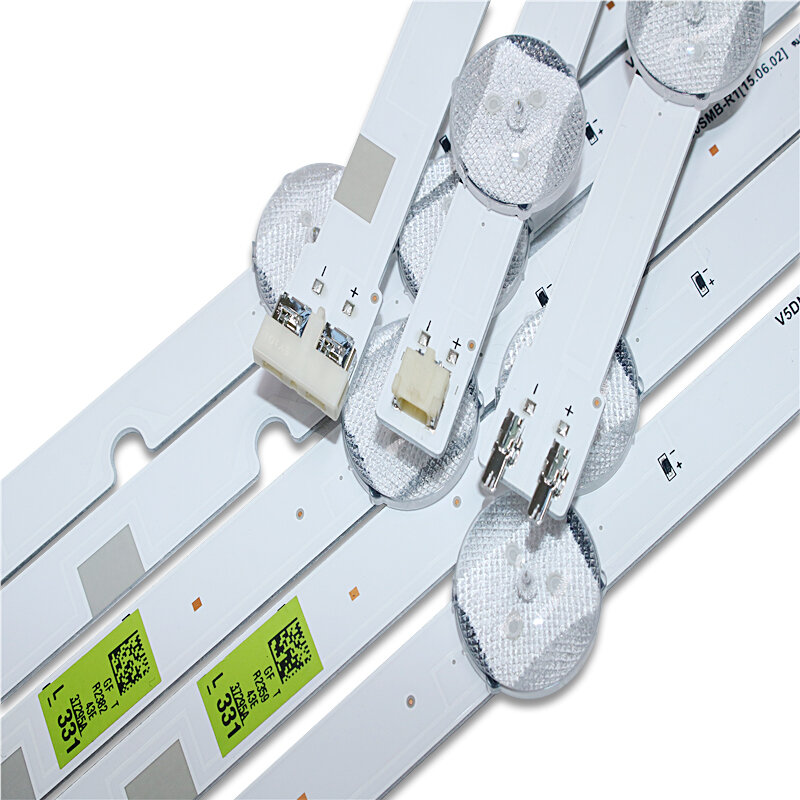 8 قطعة جديد LED قطاع ل سامسونج UN43J5200 2015 SVS43 FCOM V5DN-430SMA-R1 V5DN-430SMB-R1 BN96-37294A 37295A BN96-38878A