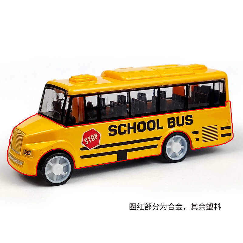 9 سنتيمتر ويندوب ديكاست الربا حافلة نموذج حافلة مدرسية لعبة
