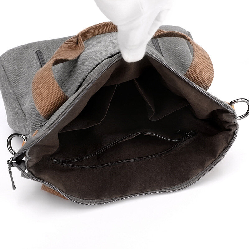 حقيبة قماشية نسائية ، حقيبة عادية حقيبة أنيقة ذات سعة كبيرة عبر الجسم