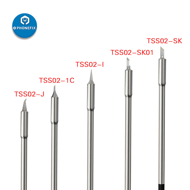 لحام الحديد تلميح ts1200a بغا ، محطة إعادة العمل ، tss02-sk ، tss02-i ، tss02-1c ، tss02-j ، tss02-kk ، أدوات لحام القلم ، الأصلي