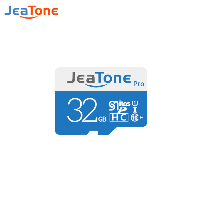 بطاقة الذاكرة الرقمية المؤمنة Jeatone 32G Class10 للفيديو الداخلي ، تدعم بشكل تنافسي نظام الاتصال الداخلي عبر الفيديو