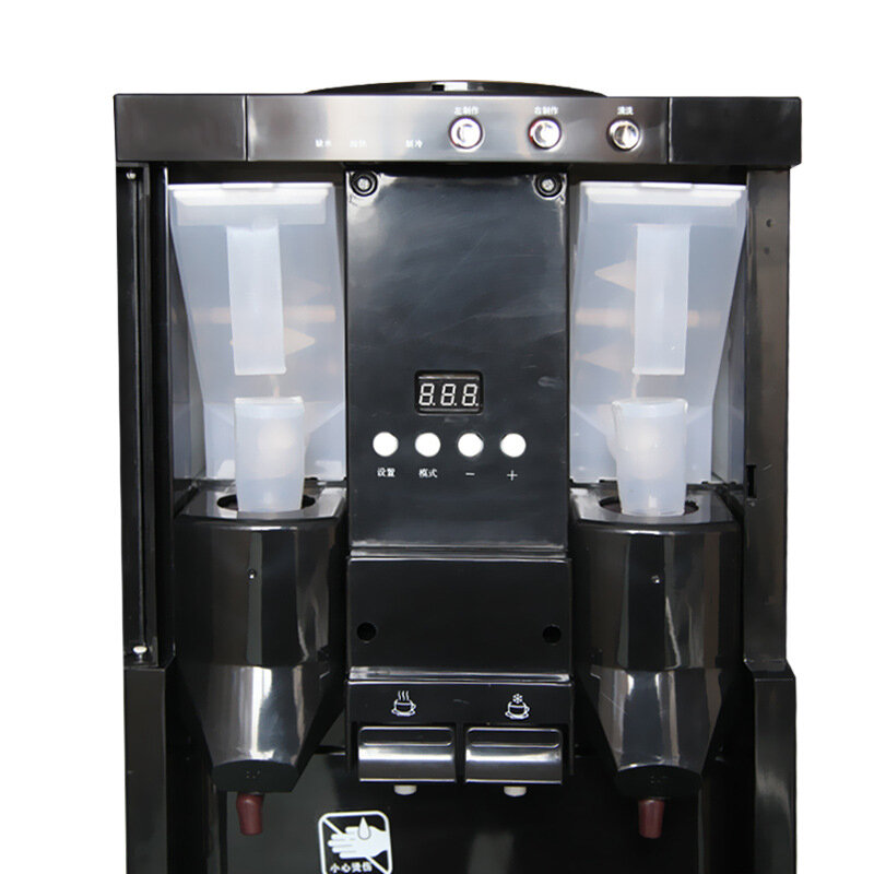 ماكينة القهوة العمودية متعددة الوظائف X-68LK-CF موزع مشروبات فوري موزع مياه ماكينة متكاملة 80-100 كوب