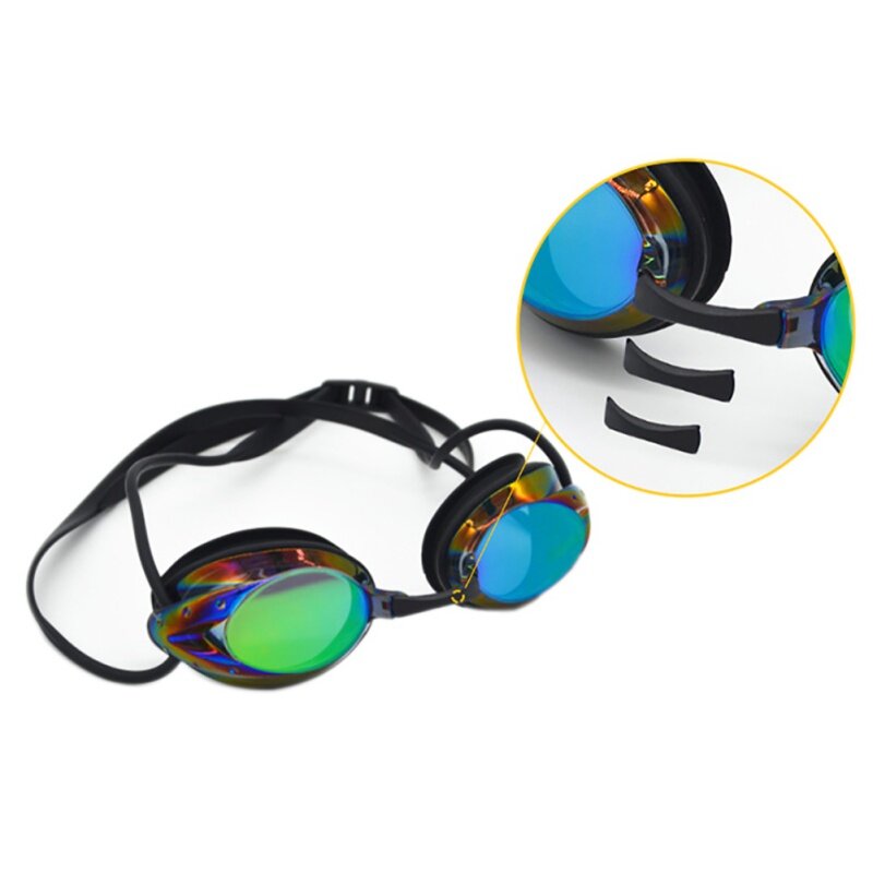 جديد الصيف نظارات الوقاية للسباحة الرجال النساء عالية الوضوح مقاوم للماء مكافحة الضباب مطلي عدسة نظارات الكبار المنافسة نظارات